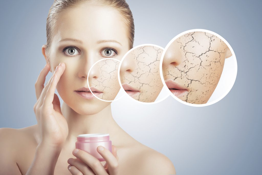 concept of cosmetic skin care.