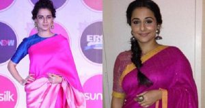 Celebrity Sarees Trend Alert! – The Plain Saree!! - Baggout