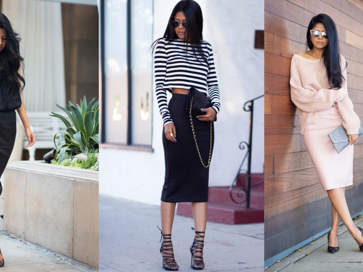 8 Different Styles Of Top Wear To Pair With Pencil Skirts!! - Baggout