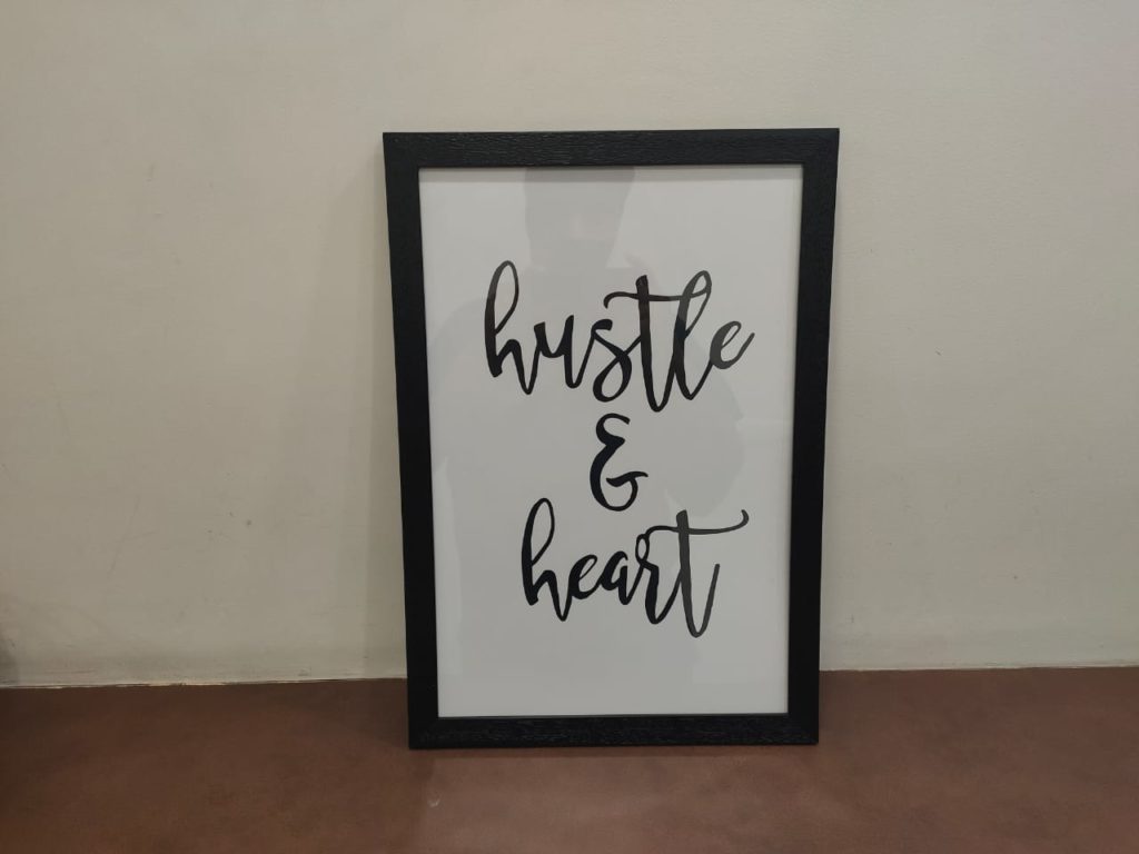 Hustle & Heart Photo Frame﻿