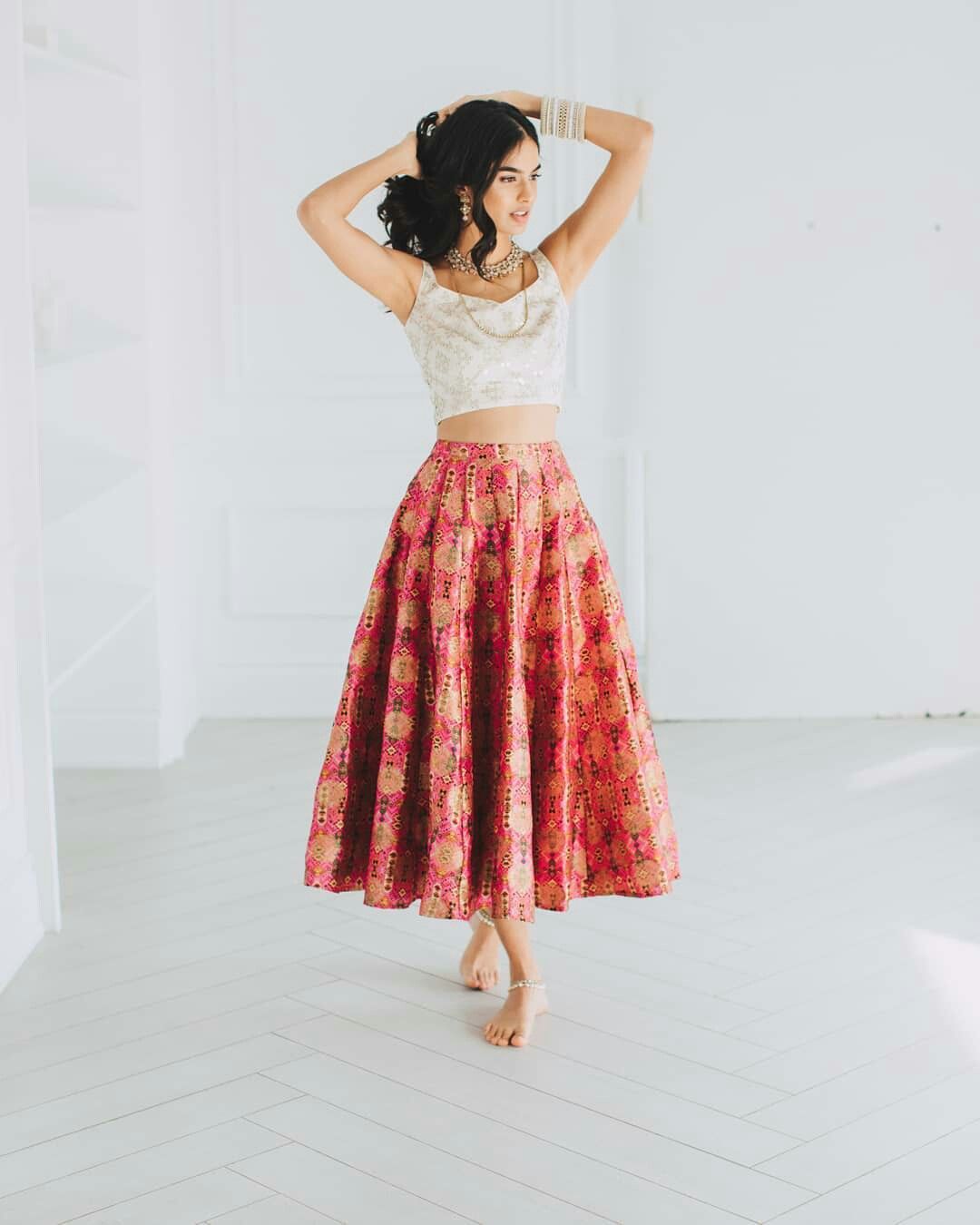 Buy TAVISHA FASHION Combo Wrap Around Maxi Skirt  Womens Jaipuri  Rajasthani Traditional Printed Casual Cotton Maxi Frock Dress Long  KurtiRajasthani Ethnic Designer Wear Kurtis  Skirts for Girls 45 at  Amazonin
