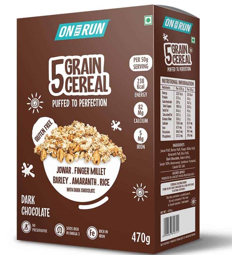 FIVE GRAIN CEREAL ON THE RUN