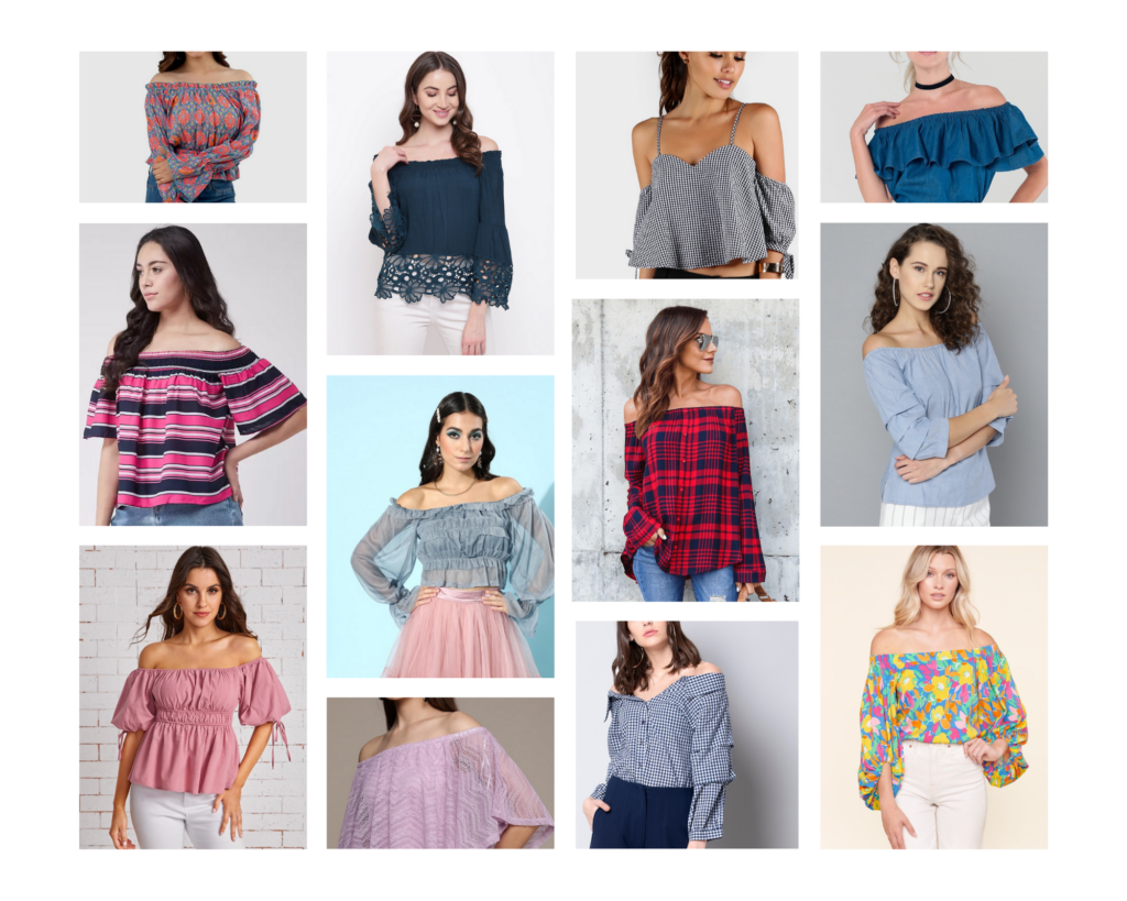 Top 30 types of off-shoulder tops that you would love - Baggout