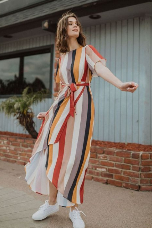 Multicoloured Long Dresses