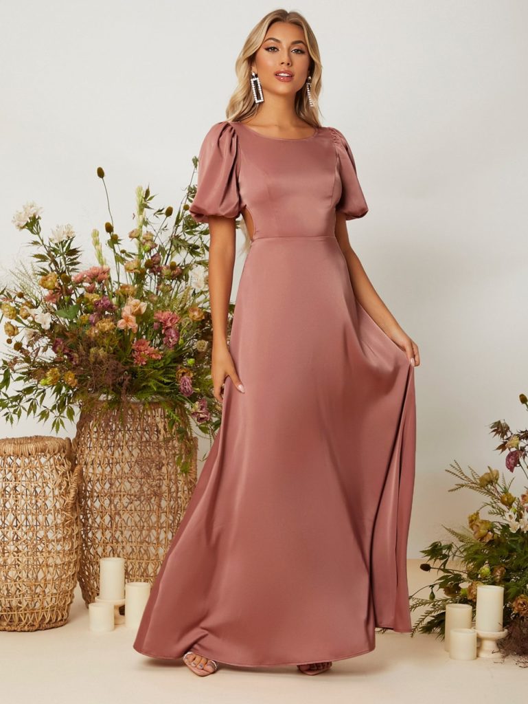Fancy Long Satin Dresses