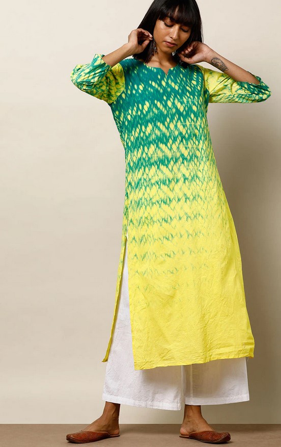 Tie & Dye Chitraang Cotton Shibori Kurti