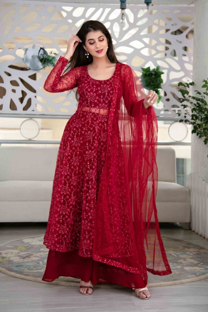 ANARKALI PALAZZO SUITS FOR PARTY WESR