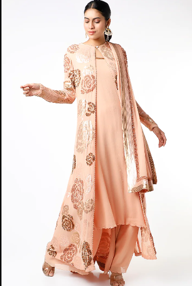 Add Some Chutzpah With A Jacket 10 Dazzling Jacket Kurtis to Enhance Your  Look 2020