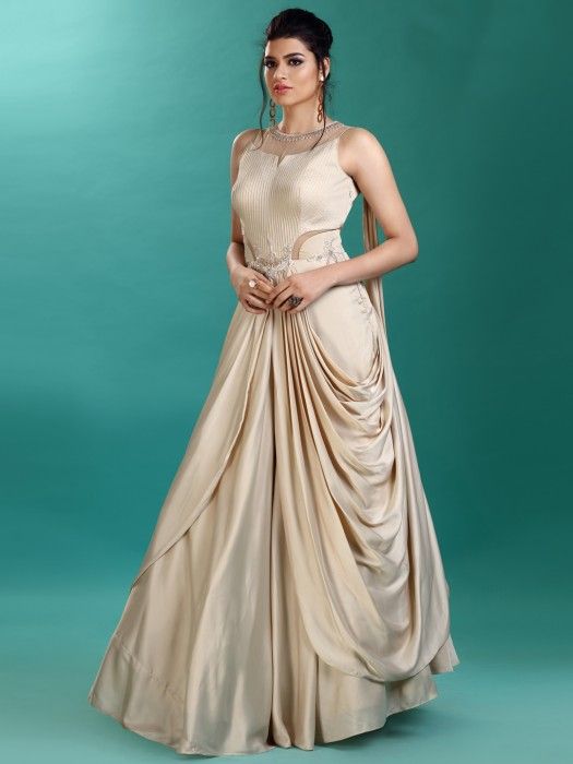 COWL NECK GOWN DESIGNS