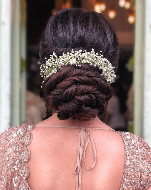 Twisted Bun Wrapped For Wedding hairstyles