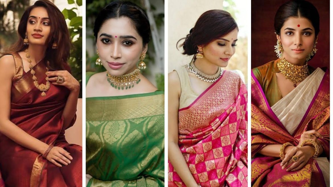 WHAT KIND OF JEWELLERY TO WEAR WITH SAREE