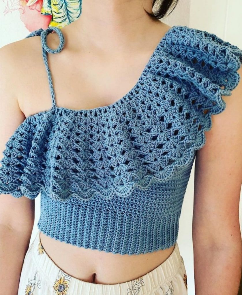 Crochet Saree Blouse Designs