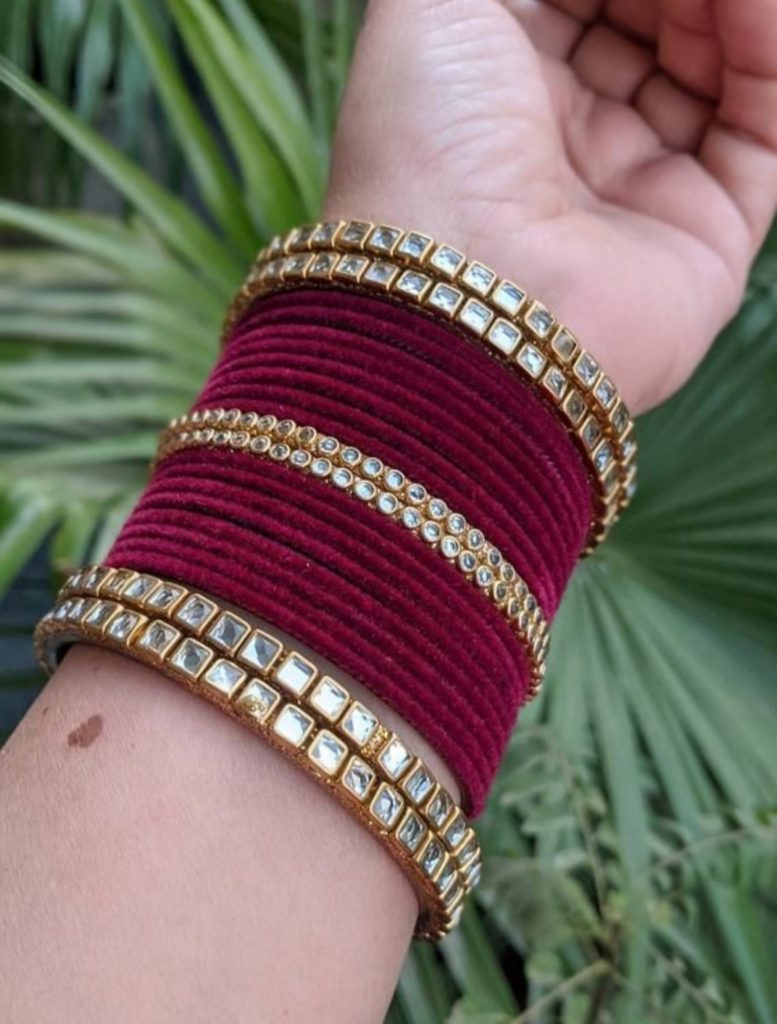 how to wear bangles in different styles