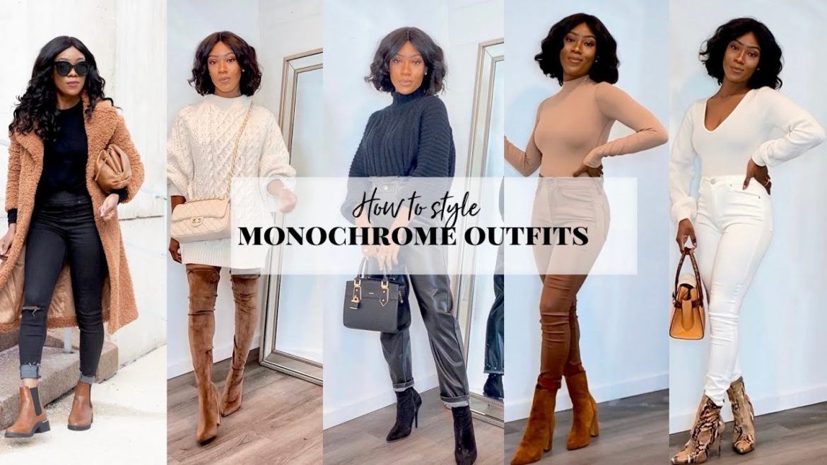 How to Style Monochrome Outfit