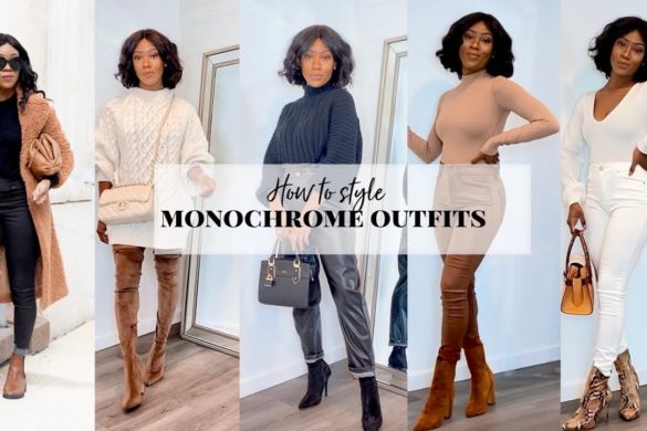 How to Style Monochrome Outfit