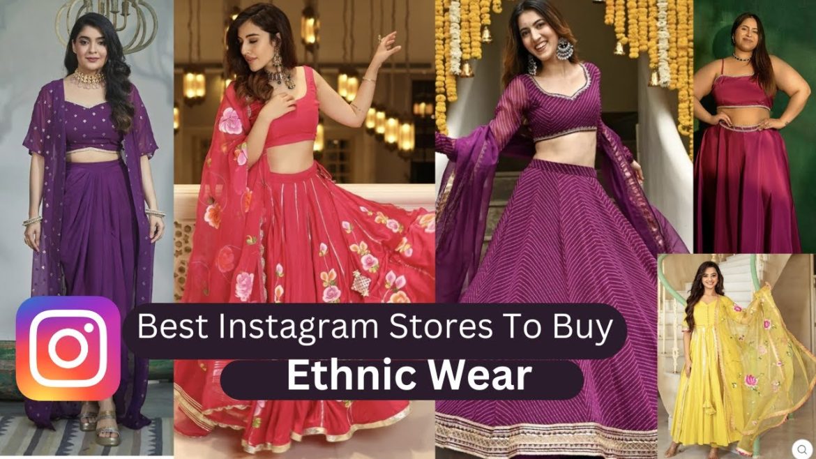 best instagram pages for ethnic dresses